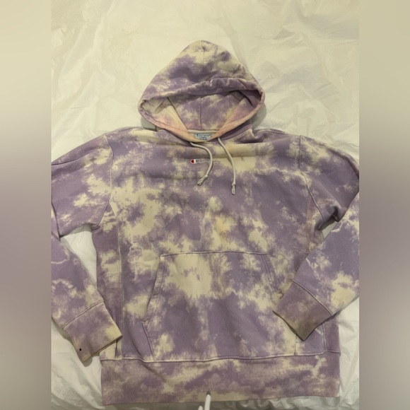 TIE DYE CHAMPION HOODIE - Picture 1 of 6